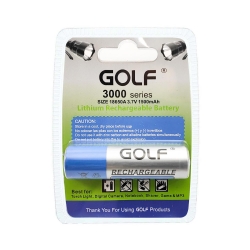 Golf şarjlı pil 3.7 volt 1500 mah 3000 series 18650 başlıklı li-ion