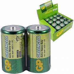 Gp 13g 2s2 greencell r20 büyük d boy pil (20li paket)