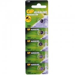 Gp 192 1.5 volt lr41 ag3 alkalin düğme pil (5li paket fiyati)