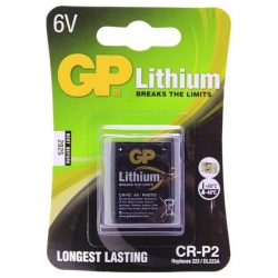 GP CRP2 6 Volt Lityum Fotoğraf Makinesi Pili Şarj Edilemez
