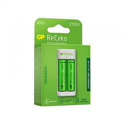 Gp e211 aa 2li usb pil şarj cihazi (2x2100 aa pil hediyeli)(gpe211210aahc-2b2)
