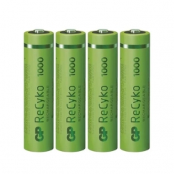 Gp Recyko 950 Mah AAA 4'Lü Şarjlı İnce Kalem  Pil GP100AAAHCE-2EB4 (GPRHC103E001)