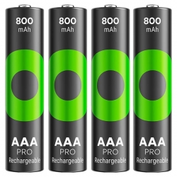 GP Recyko Pro 800 Mah Ni-Mh 1.2 Volt AAA İnce Kalem Şarjlı Pil 4Lü Paket
