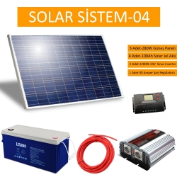 Güneş enerji paneli solar paket 04