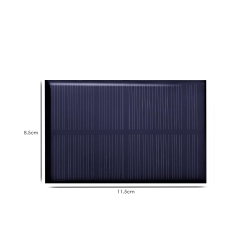 Güneş enerji solar panel 6v 1.5w (115x85mm)