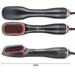 Hair brush pl-2288 hava üflemeli saç düzleştirici taraklı fön makinesi 1200 watt