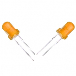 Halmet Mantar Led 4.8Mm Turuncu