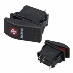 Havalandirma işikli 3p on-off 12-24v marin switch (ic-134m-s13)