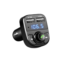 Hello hl-19680 x8 12-24 volt fm transmitter hizli şarj destekli çift usb/sd/bluetooth