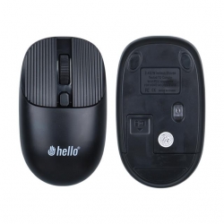 Hello HL-21808 Siyah 1000 DPI 2.4Ghz Kablosuz Bluetooth Mouse