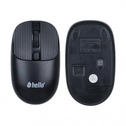 Hello HL-21808 Siyah 1000 DPI 2.4Ghz Kablosuz Bluetooth Mouse