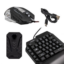 Hello jchf-68 klavye + mouse bluetooth gamepad oyuncu 4in1 set