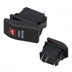 Hidrafor işikli 3p on-off 12-24v marin switch (ic-134m-s6)
