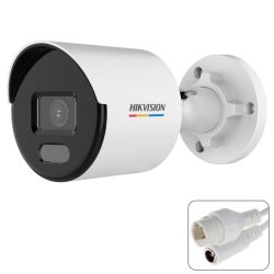 Hikvision ds-2cd1027g0-luf bullet ip kamera 2mp 4mm sesli renkli gece görüş