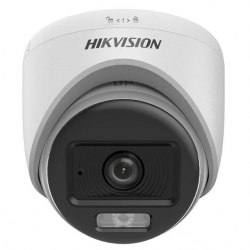 Hikvision TVI-AHD 2MP 2.8Mm Sabit Lensli Colorvu IR Turret Dome Analog Kamera (DS-2CE70DF0T-LPFS)