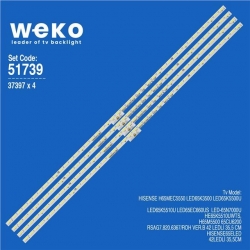 Hisense HE65K5510UWTS 65' 4 Adet Tv Led Bar