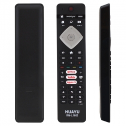 Huayu kl philips rm-l1660 netflix--youtube-rakuten tv tuşlu ses komutsuz lcd led tv kumanda