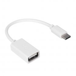 Hytech hy-x112 beyaz usb dişi to type-c erkek otg çevirici
