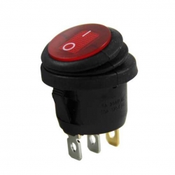 Ic-131w yuvarlak 220 volt işikli su geçirmez on/off anahtar