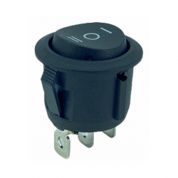 IC-134-2 Yaylı Yuvarlak Işıksız On-Off-On 3P Anahtar