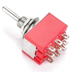 IC-148B  9 Pin On-Off Ø6mm Toggle Switch MTS-303