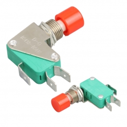Ic-176e / ds-438 micro switch kirmizi butonlu ø12mm