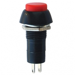 IC-186 Yuvarlak Basmalı 12 Mm Kalıcılı Buton Anahtar PBS-11A-B
