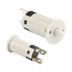 IC-187A Kapak Switch Ø12mm (NC) Normalde Kapalı Kontak PBS-25B Beyaz