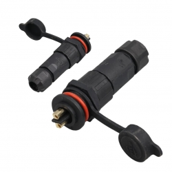 Ic-266m 16mm su geçirmez konnektor şase seyyar takim 2 pin
