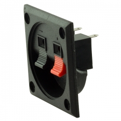 Ikili kare 5.5cmx5.5 cm hoparlör - speaker terminali