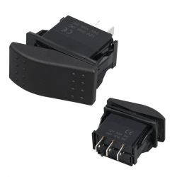 Işiksiz 3p on-off-on 12-24v marin switch (ic-134m-n5)