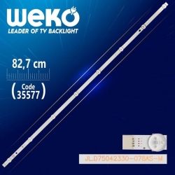 JL.D75042330-078AS-M - B TYPE - 82.7 Cm 8 Ledli - WK-1094 Led Tv Bar