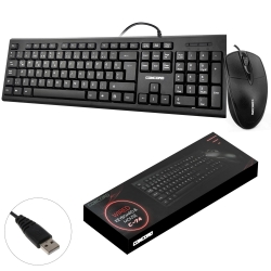 Concord c-74 kablolı klavye q türkçe standart + mouse seti