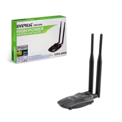 Kablosuz adaptör wireless usb 300mbps everest ewn-689n