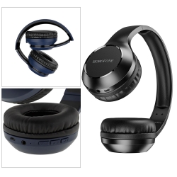 Kablosuz kulak üstü kulaklik bluetooth borofone bo-12