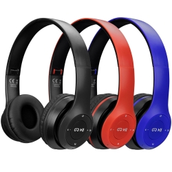 Kablosuz kulak üstü kulaklik mikrofonlu bluetooth sd hytech hy-xbk70