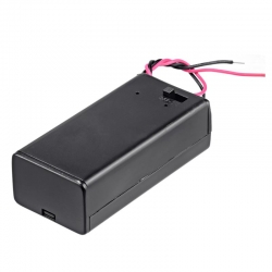Kapakli açma/kapama anahtarli 9 volt pil yuvasi (ic-233d)