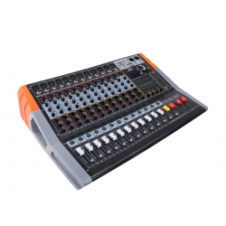 König krs-12p 1100fx 2x500w 12 kanal bluetooth power mixer