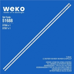 Konka LED58T60U 58' İnc 2 Adet Tv Led Bar