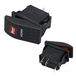 Korna işiksiz 2p on-off 12-24v yayli marin switch (ic-134m-s15)