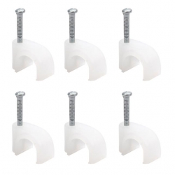 Kroşe 1 Numara Çelik Çivili 4 Mm (Kordon Kabloları İçin) 100\'Lü Poşet Powermaster