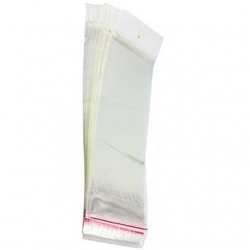 Kumanda Poşeti Askılı Şeffaf 25X8 Cm (100 Adet)