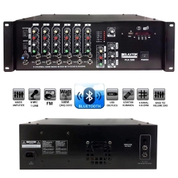 Küp mixer anfi 6 kanal 500w eko/bt/usb/sd/uk/fm yerli polaxtor plx-500