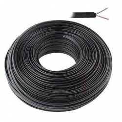 Lan LN-TEL33 Siyah 2'Li Flat Köken 100 Metre Telefon Kablosu