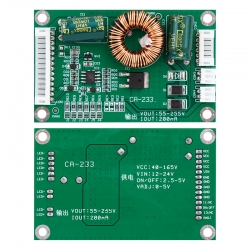 Lcd-led universal yükseltici board ca-233 32-60 inch 40-165v girişli 55-255v çikişli