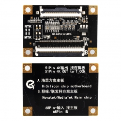 Lcd panel flexi repair kart qk-68 pin to 51 pin 4k b1