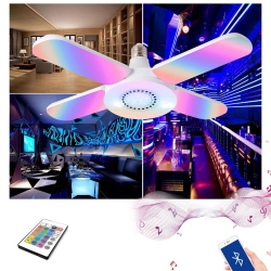 Led ampül müzik lambasi rgb animasyonlu 220v e27 bluetooth or-1005