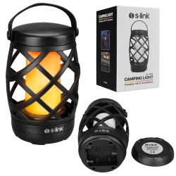 Led işik dekoratif günişiği işikli fener pilli s-link sl-f804
