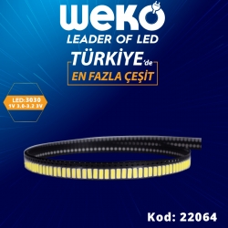 Ledbar ledleri 1v 3.0-3.2 3030smd 10000-15000  (büyük arti küçük eksi) 3v