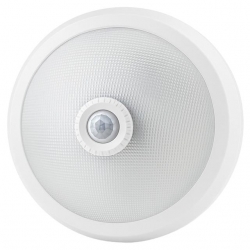 Ledx AL-S205 E27 Çift Duylu Hareket Sensörlü Beyaz Cam Tavan Armatür 300X300x90mm